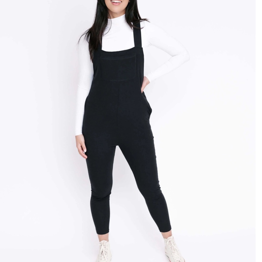 Smash + Tess Romperalls in Midnight Black